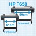 Plotter HP DesignJet T650  A0
